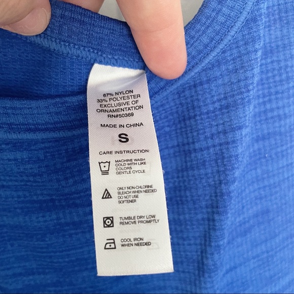 Royal Blue Active Racerback Workout Top - Picture 4 of 5